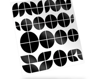 Emblem corners compatible with BMW "Black Gloss" self-adhesive K102-02