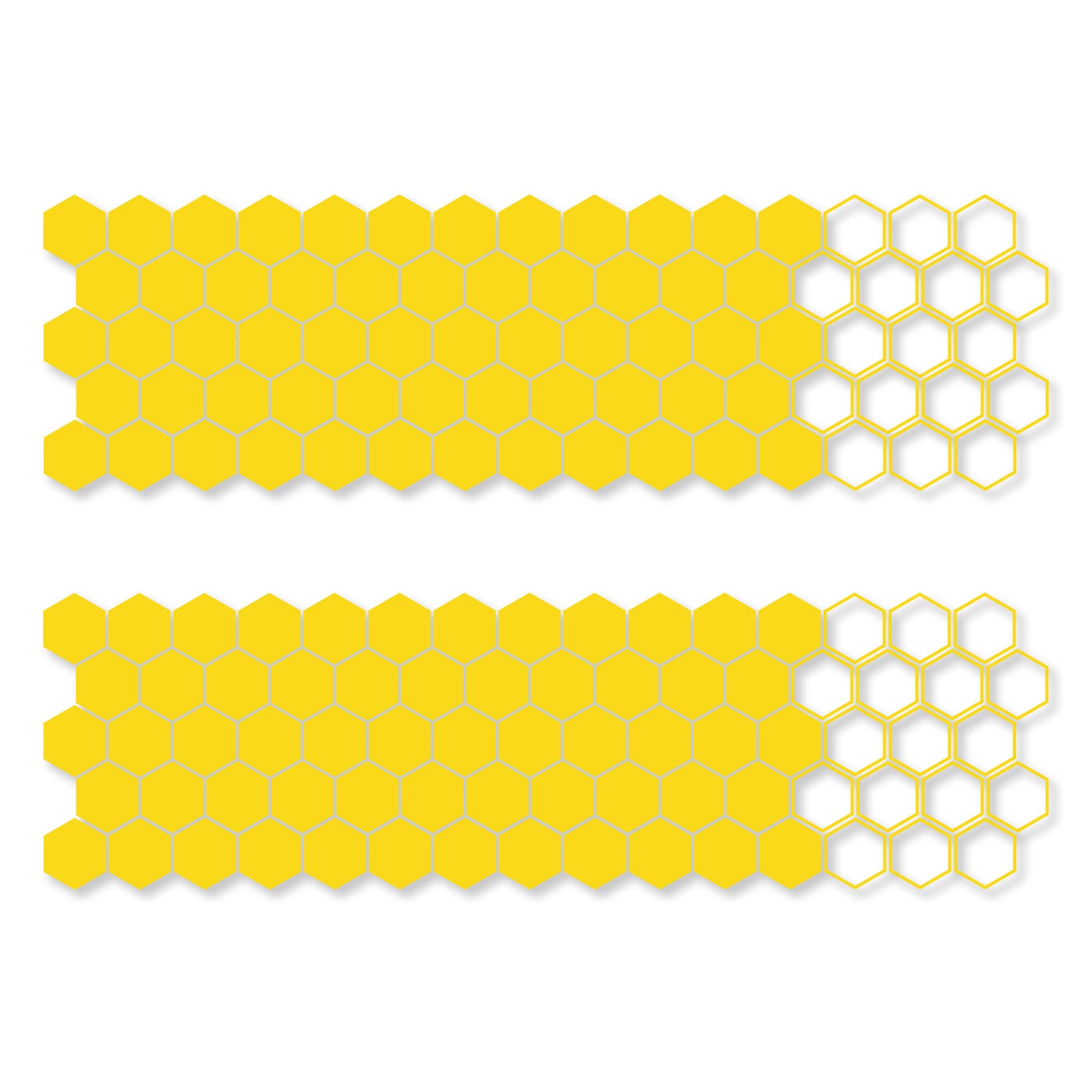 Hexagon Aufkleber Honeycomb Waben Autoaufkleber 2er Set Viele