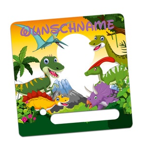 Finest-Folia Toniebox protective film with desired name Dinos sticker design personalized name shelf cover protective cover Y031-34