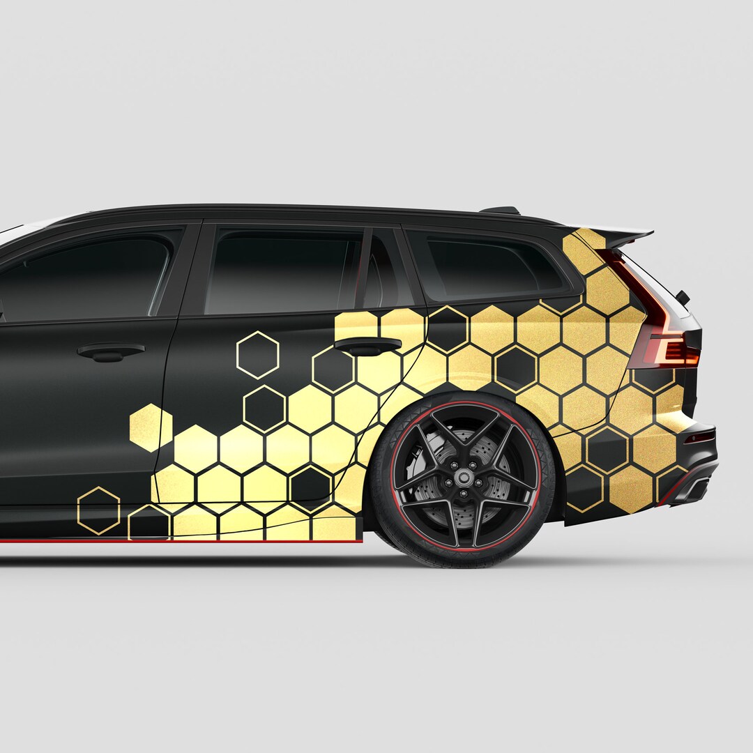 Car Honeycomb Sticker Set 