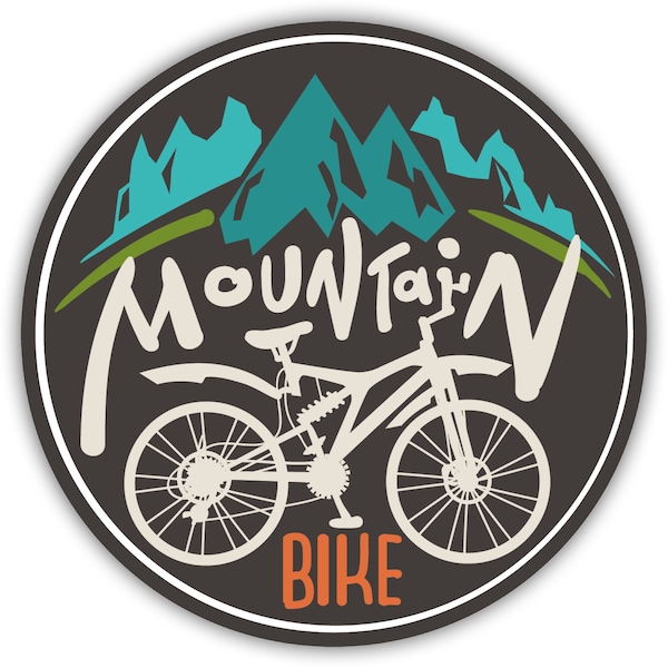 Aufkleber "Mountainbike" 01 Fahrrad Bike Downhill MTB BMX Auto Sticker R201