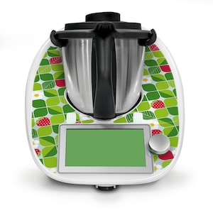 Adesivo decorativo Thermomix protezione pellicola cucina TM6 - fragole RX042-04