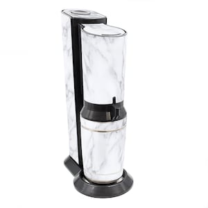 Aufkleber Set für Sodastream Crystal 2.0 Design Marmor Selbstklebende Deko Folie wasserfeste Klebefolie RX049-01