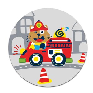 Design Schutzfolie für Tonie Lauscher "Feuerwehr" Toniebox Aufkleber Y055