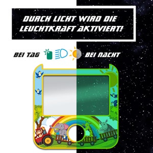 Finest-Folia Tigerbox Aufkleber Nachtleuchtend Tiere auf Reise Design Kinder Schutzfolie Zubehör Y049-31