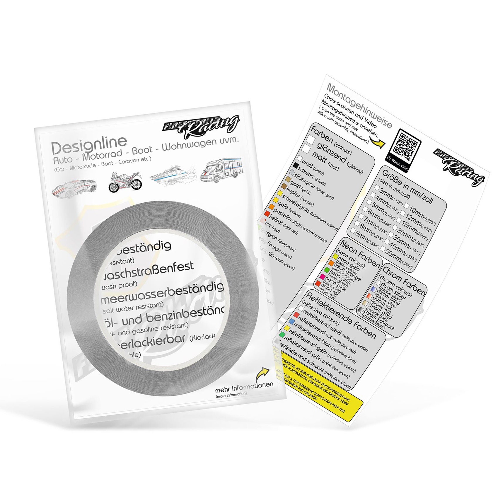 10m Strisce Ornamentali 10mm OPACA ROSSO AUTO MOTO - Foto 8