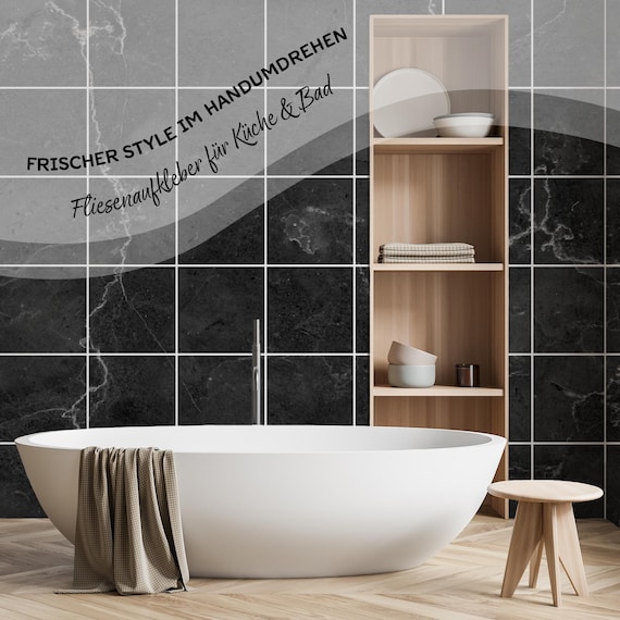 Lot de 24 autocollants muraux imperméables pour carrelage mural, cuisine, salle de bain, cuisine, salle de bain, kaki marocain, 15 x 15 cm Lot de 24 autocollants muraux imperméables pour carrelage mural, cuisine, salle de bain, cuisine, salle de bain, kaki marocain, 15 x 15 cm
