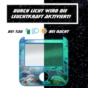 Finest-Folia Tigerbox Sticker Glow-in-the-Dark Dolphin Design Pellicola protettiva per bambini Accessori Y049-38