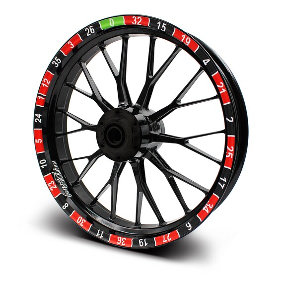 Reflektierende Felgenrandaufkleber GP-Design – Selbstklebend Für Motorrad & Auto