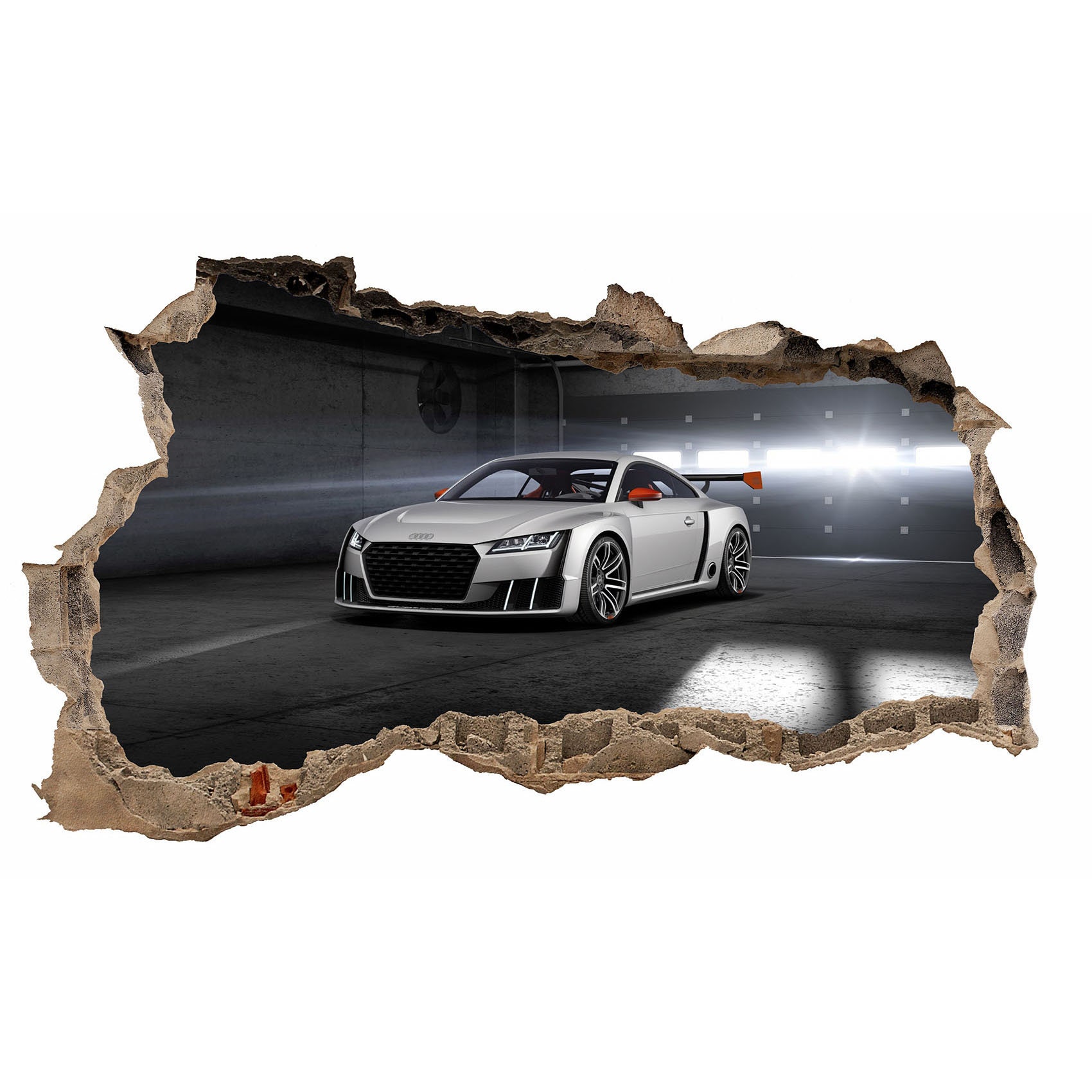 Audi Ringe aus Holz beleuchtet als Wand-Deko - Sonstiges - A3-Freunde