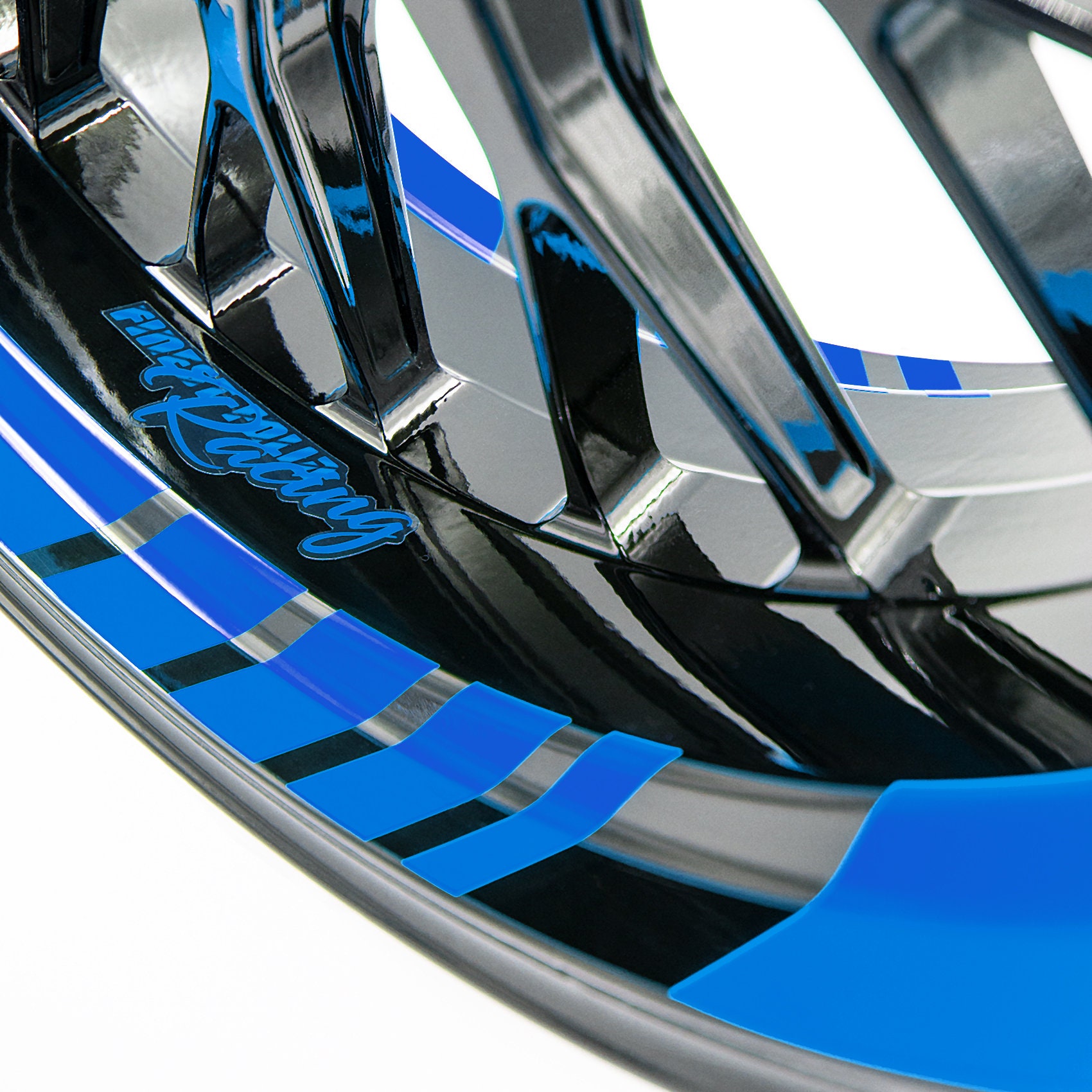 kit adesivi cerchi Easton colori a scelta anche fluo 8 pezzi - L