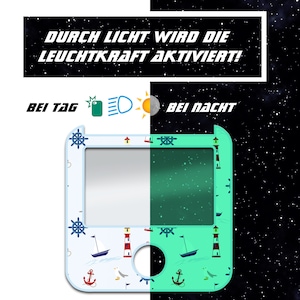 Finest-Folia Tigerbox Sticker Glow-in-the-Dark Ancora marittima Faro Design Pellicola protettiva per bambini Accessori Y049-20