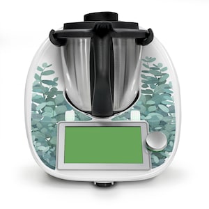 Adesivo decorativo Thermomix folha de cozinha TM6 proteção - Eucalipto RX042-12