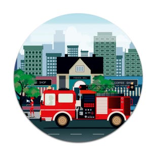 Design Schutzfolie für Tonie Lauscher "Feuerwehr" Toniebox Aufkleber Y055