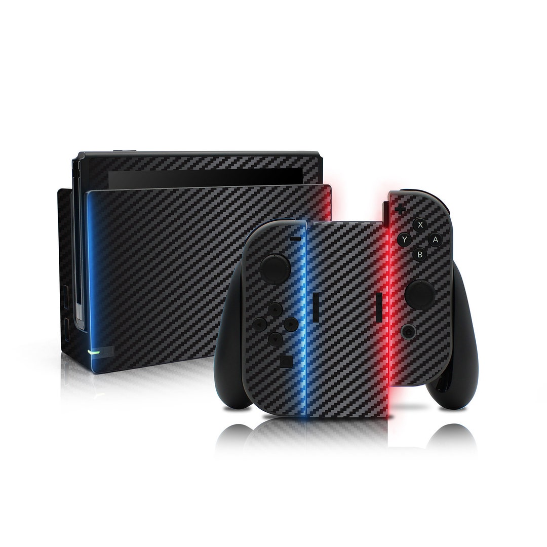 Nintendo Switch Game Card R4 Sticker Nintendo Switch Sticker Carbon Red/blue Protective Film Sticker Design ...