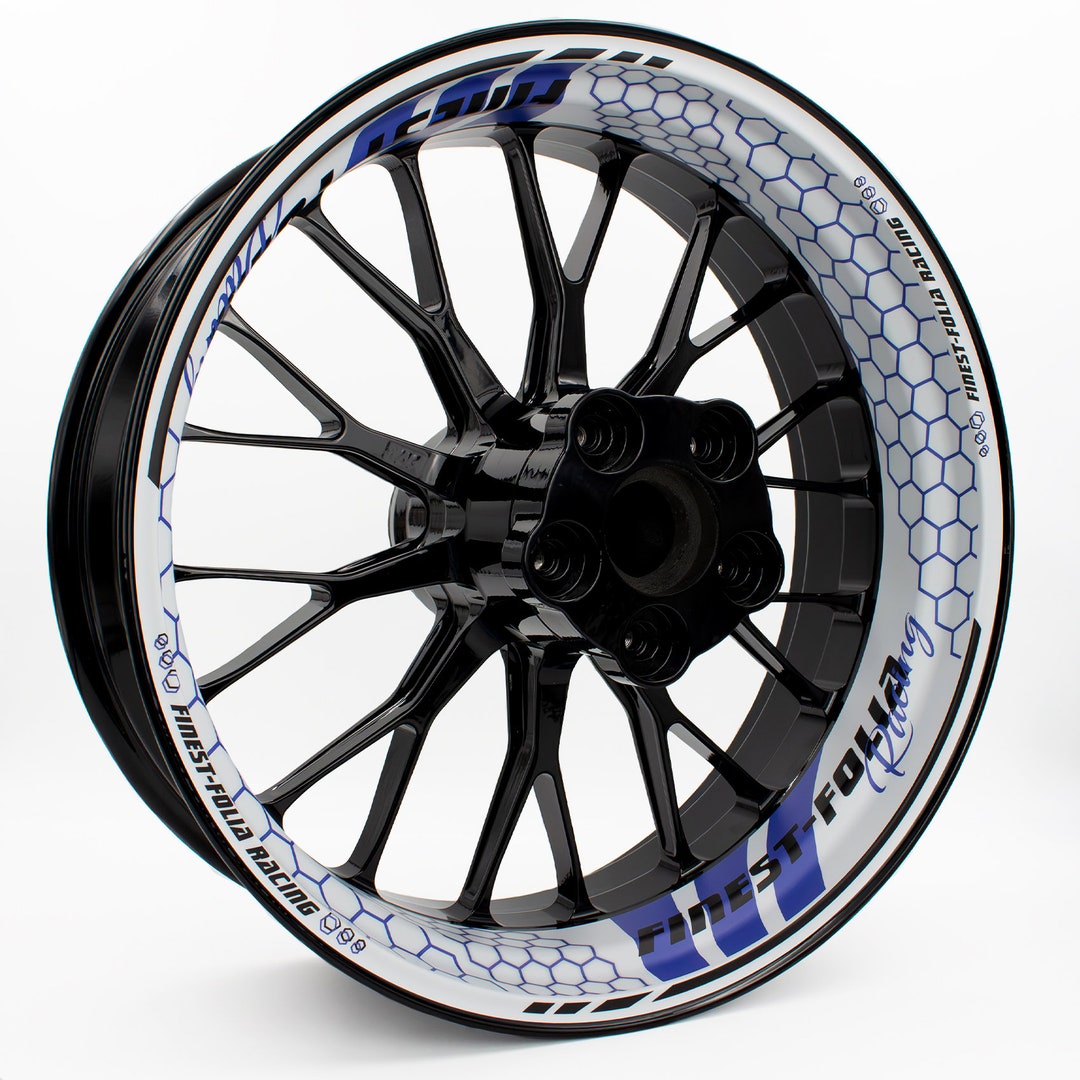 Adesivos para rodas de motocicleta, conjunto de 4 adesivos para rodas ...