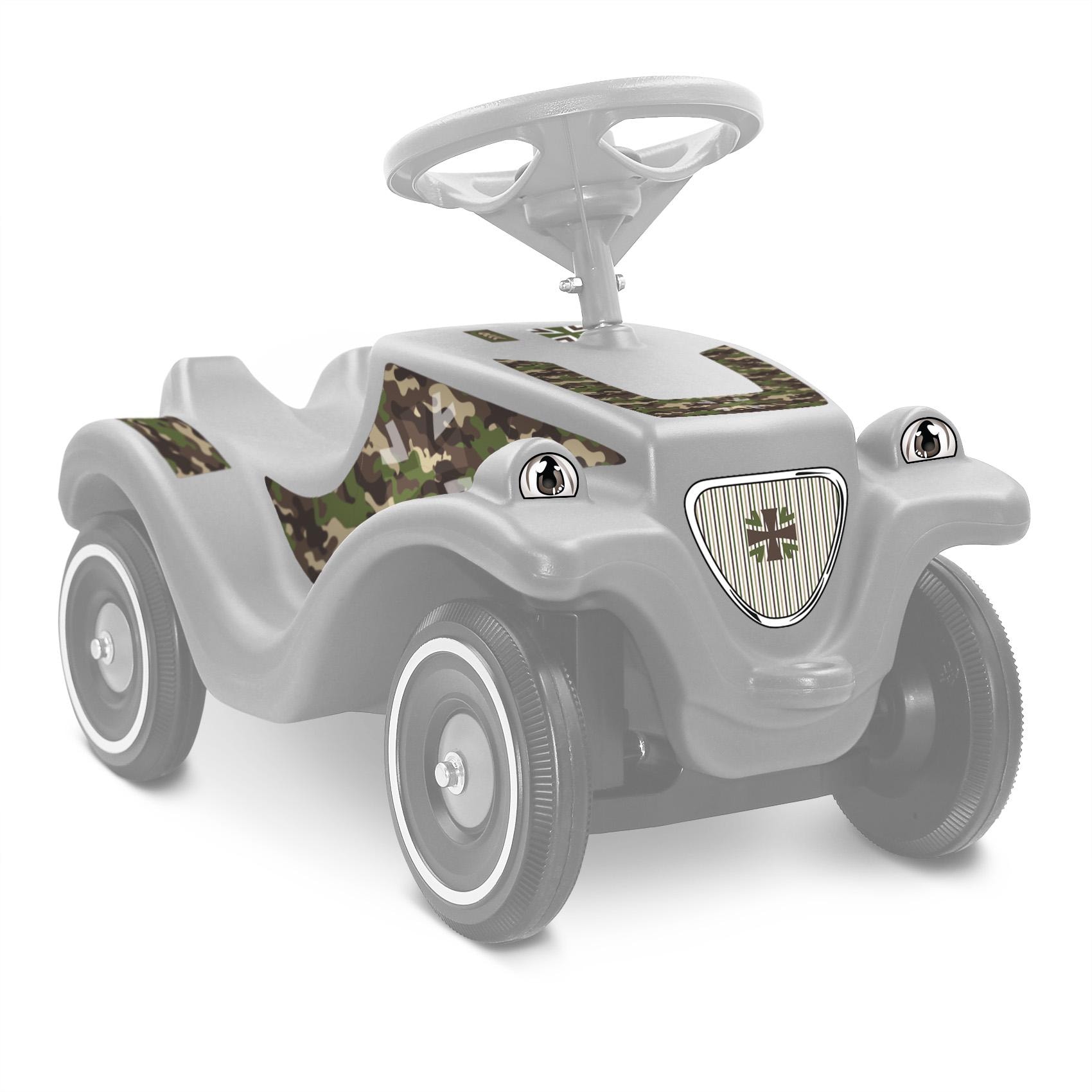 Finest Folia Lot d'autocollants compatibles avec Big Bobby Car Classic - Pour véhicule d'enfant - Voiture de jeu - Film design pour filles et garçons R194 (02 police