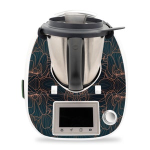 Decorative Sticker Thermomix Foil Kitchen TM5 Protection - Flower Decor RX041-05