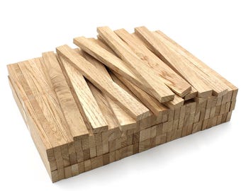 40 stuks houten strip eiken 22x10x250mm knutselblokken knutselhout decoratieve houten stokjes decoratief hout voor doe-het-zelf knutselwerkjes