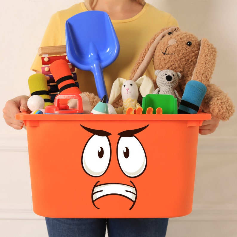 Tense Sticker Tense Face Garbage Can Sticker Decoration Funny R206 - Etsy