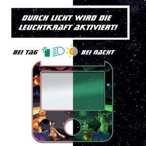 Finest-Folia Tigerbox Aufkleber Nachtleuchtend Musikalische Tiere Design Kinder Schutzfolie Zubehör Y049-30