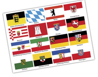 BIKE-label 3D Aufkleber Deutschland Flagge – 4 Stück, Je 50x25 Mm, Wetterfest & UV-beständig Für Auto, Helm & Mehr