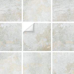 Sticker tile foil set Stucco 15 cm x 15 cm sticker kitchen bathroom decoration foil mosaic tiles self-adhesive Y042