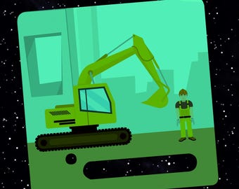 Pegatinas Finest-Folia Toniebox para excavadoras, película protectora que brilla en la oscuridad, accesorios para niños Y031-16