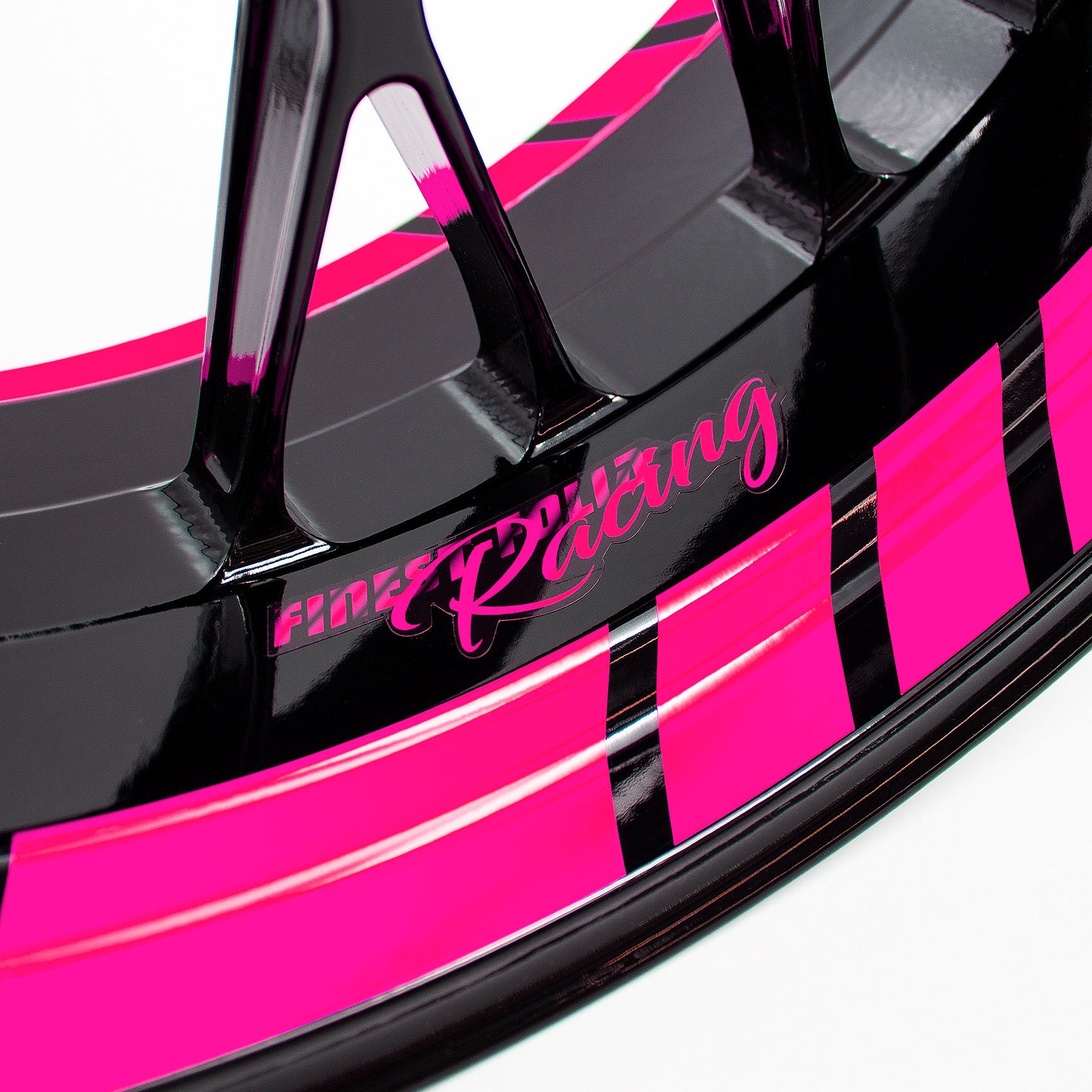 PROFILETEC.COM New! Felgenrandaufkleber GP Style Auto Motorrad  Felgenaufkleber (pink)