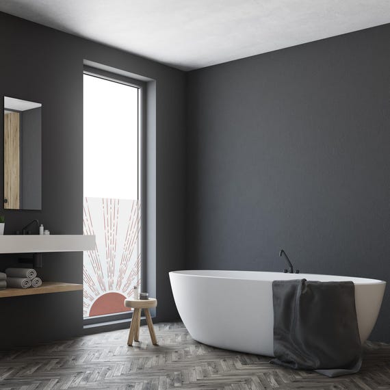 MAGIDEKOR Pellicola Per Vetri Smerigliati Con Kit Installazione - Effetto Opaco, Adesione Statica, Blocco Calore UV 95% E Privacy Per Finestre Di Bagno, Casa E Ufficio (Trasparente Opaco)