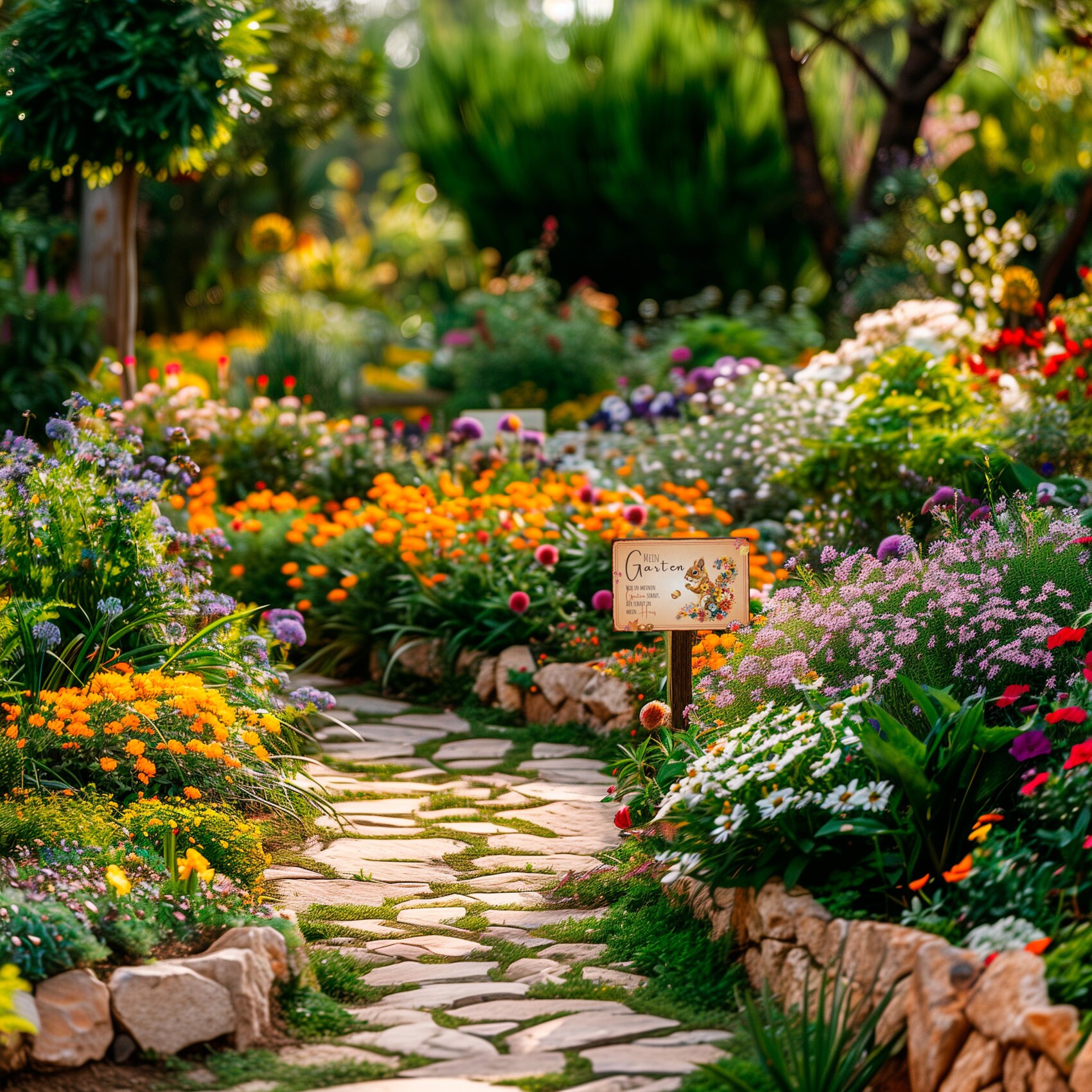 Targa Decorativa Da Giardino 'Love' – Insegna In Alluminio Resistente Alle Intemperie 20x30 Cm Per Esterni - 2