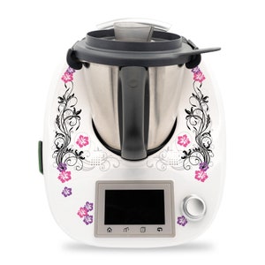 Decorative Sticker Thermomix Foil Kitchen TM5 Protection - Hibiscus RX041-23