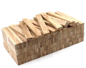 80 stuks essenhouten latjes, 22x8x160mm, knutselblokken, knutselhout, decoratieve houten stokjes, decoratief hout voor doe-het-zelf knutselprojecten