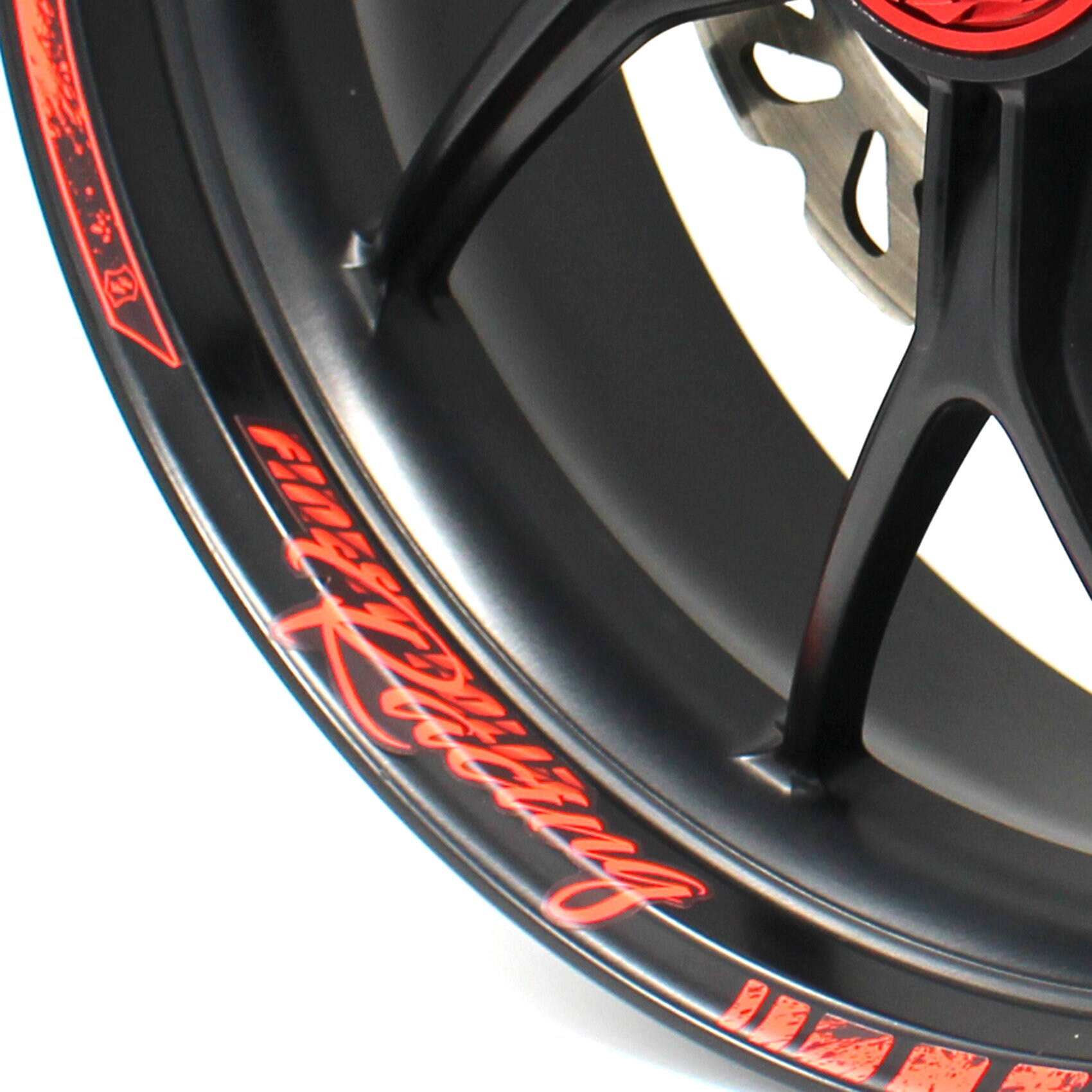 Adesivo Per Pneumatici Gp Racing Neon Blu Lucido Moto Auto MR003 - Foto 6