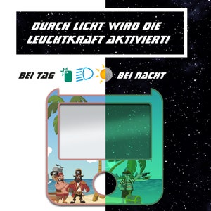Finest-Folia Tigerbox Sticker Glow-in-the-Dark Pirate Design Pellicola protettiva per bambini Accessori Y049-37