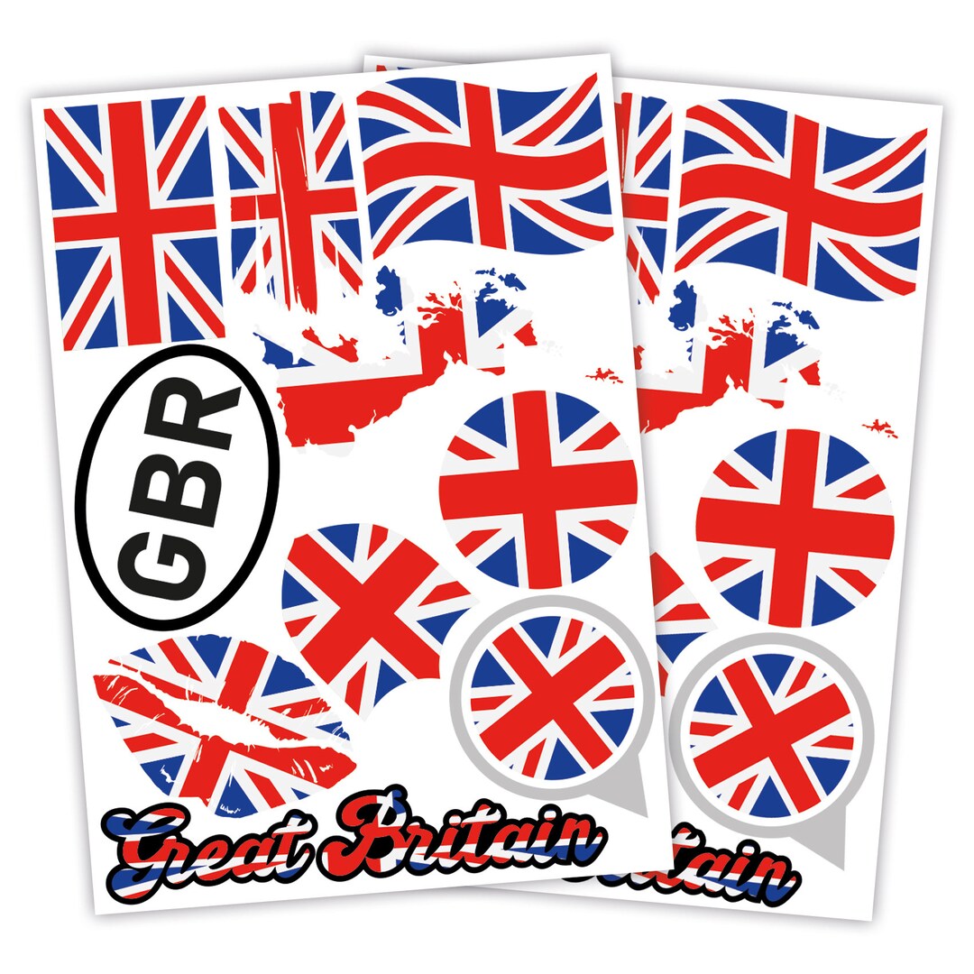Country Flag Sticker Set for Bicycle, Car, Suitcase, Laptop, Self ...