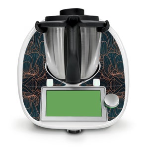 Decorative Sticker Thermomix Foil Kitchen TM6 Protection Set - Flower Decor RX042-05