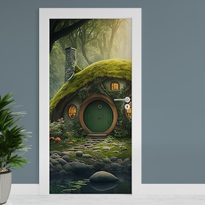 Türfolie "Hobbit" 90x200cm Türposter Deko Aufkleber Folie Tapete TF01-18
