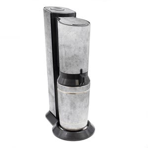 Aufkleber Set für Sodastream Crystal 2.0 Design Beton Selbstklebende Deko Folie wasserfeste Klebefolie RX049-02