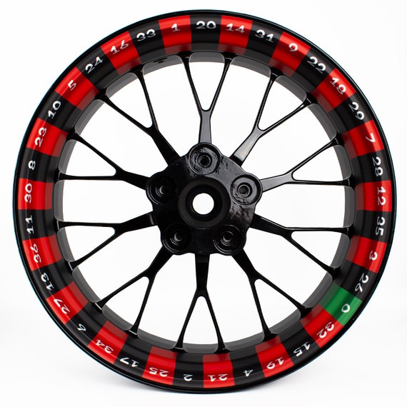 Felgenaufkleber Rot Für Motorrad, Auto, Fahrrad – Komplettset Für 2 Räder, Passend Für 15-19 Zoll Felgen