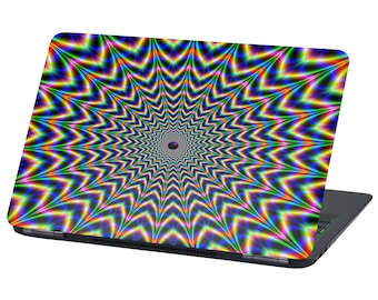 Laptop Folie Aufkleber Sticker für 13"-17" Zoll Skin Vinyl Notebook LP48 Psychedelisch