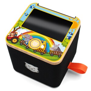 Design Folie passend für "Tigerbox" Tiere auf Reise Aufkleber Schutzfolie Y049