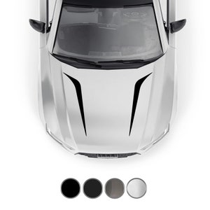Universele decoratieve folie luchtrooster look voor motorkap auto sticker tuning sticker zwart glans KX095