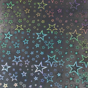 Effect foil plotter foil hologram stars 31.5 cm x 5 m effect oilslick sticker plotter foil vinyl oracal sticker