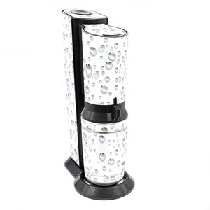 Aufkleber Set für Sodastream Crystal 2.0 Design Wassertropfen Selbstklebende Deko Folie wasserfeste Klebefolie RX049-07