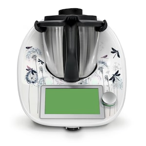 Decorative sticker Thermomix foil kitchen TM6 protection set accessories - Dandalion RX042-22
