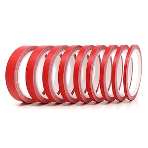 10 m decorative stripes &quot;Red Matt&quot; in various widths car tuning stickers stripes decorative stripes
