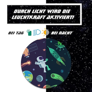 Design de película protetora que brilha no escuro para Tonie Lauscher "Space" Y055
