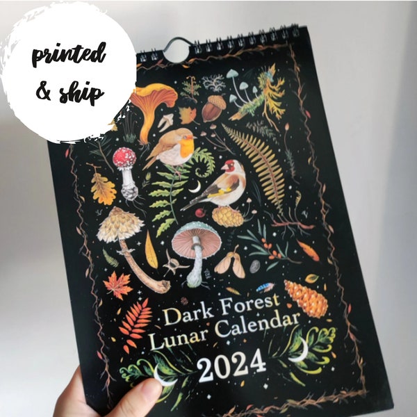 12x12 2024 Calendar Etsy