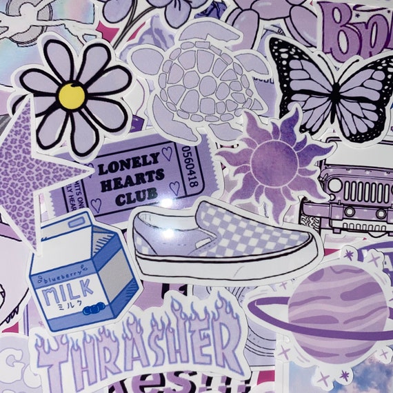 Purple Aesthetic Sticker Ideas